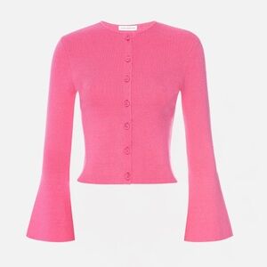 Good American Bell Sleeve Knit Cardigan S NWT